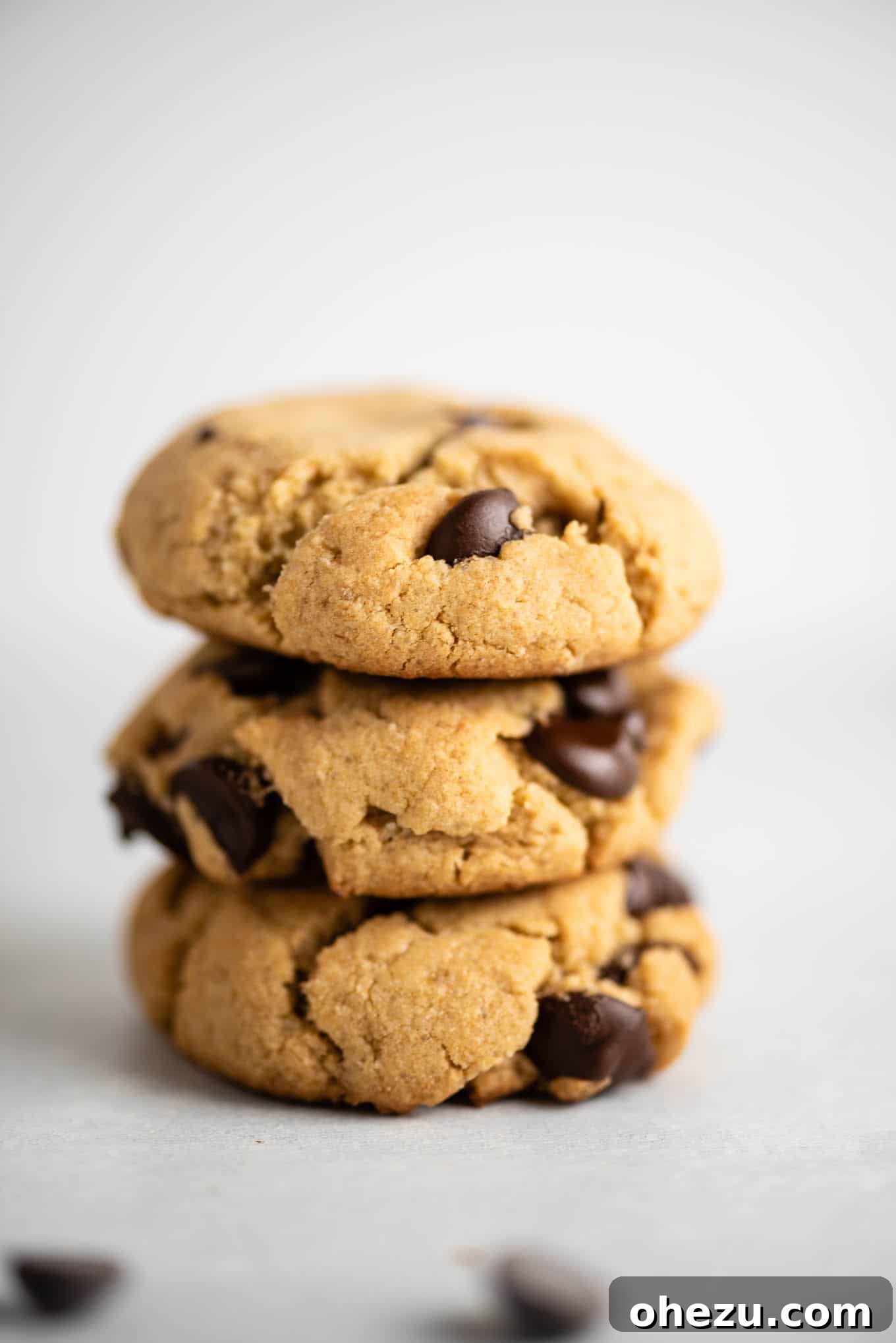 Heavenly Vegan Gluten-Free Chocolate Chip Delights 7 Plate of freshly baked vegan gluten free chocolate chip cookies