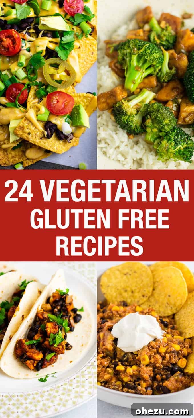 Plant-Powered & Gluten-Free: 24 Delightful Dinner Ideas 2 Collection of 24 diverse gluten-free vegetarian recipes, showcasing vibrant and healthy dinner ideas.