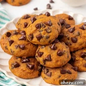 Pumpkin chocolate chip cookies