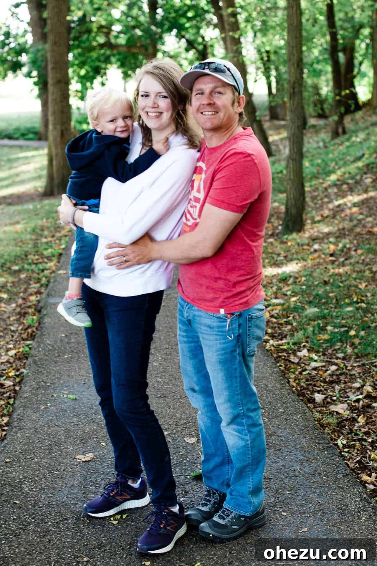 My Five-Year Food Blogging Journey 4 mom, dad, and three year old smiling