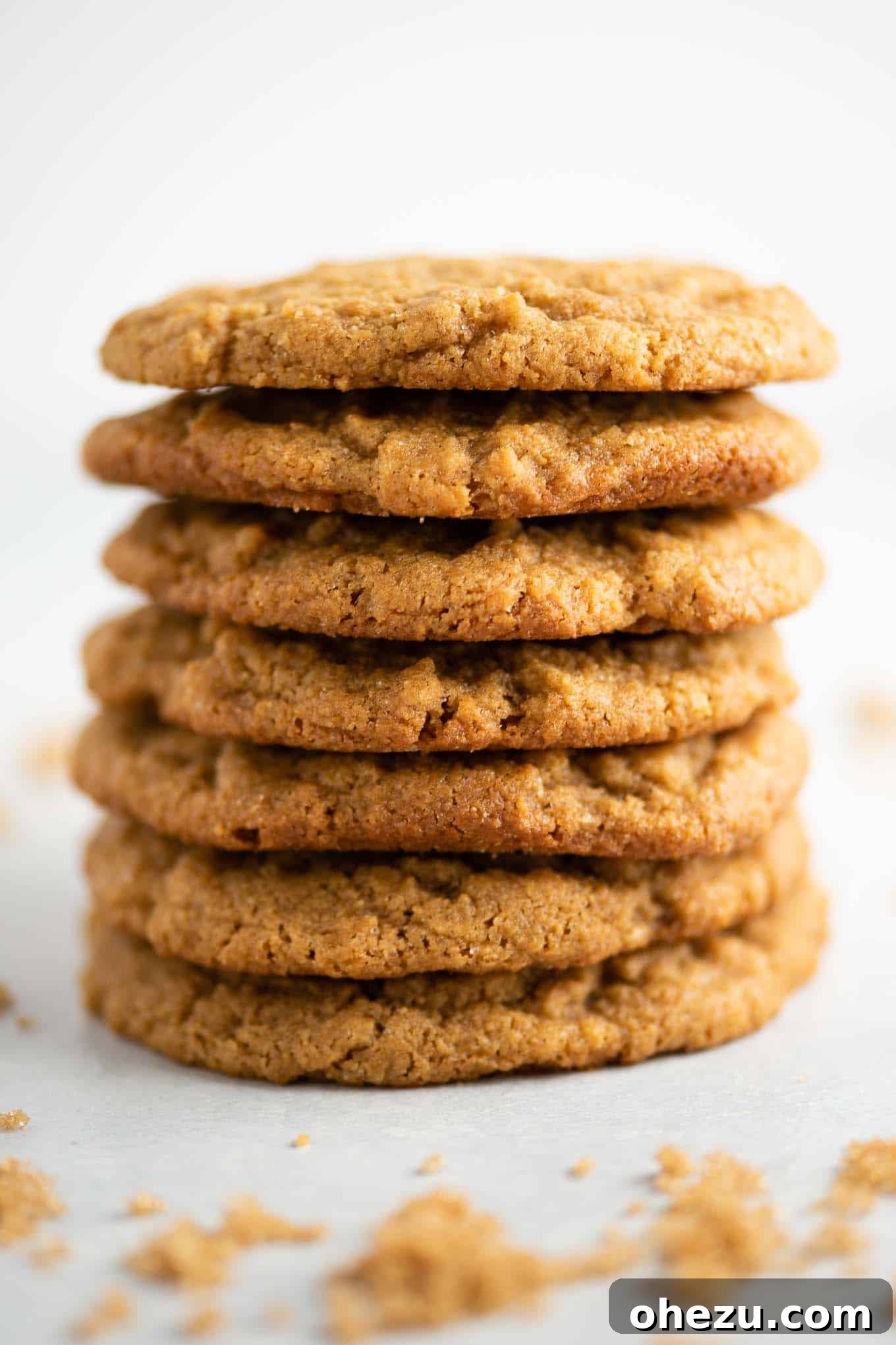 My Five-Year Food Blogging Journey 8 a stack of peanut butter cookies