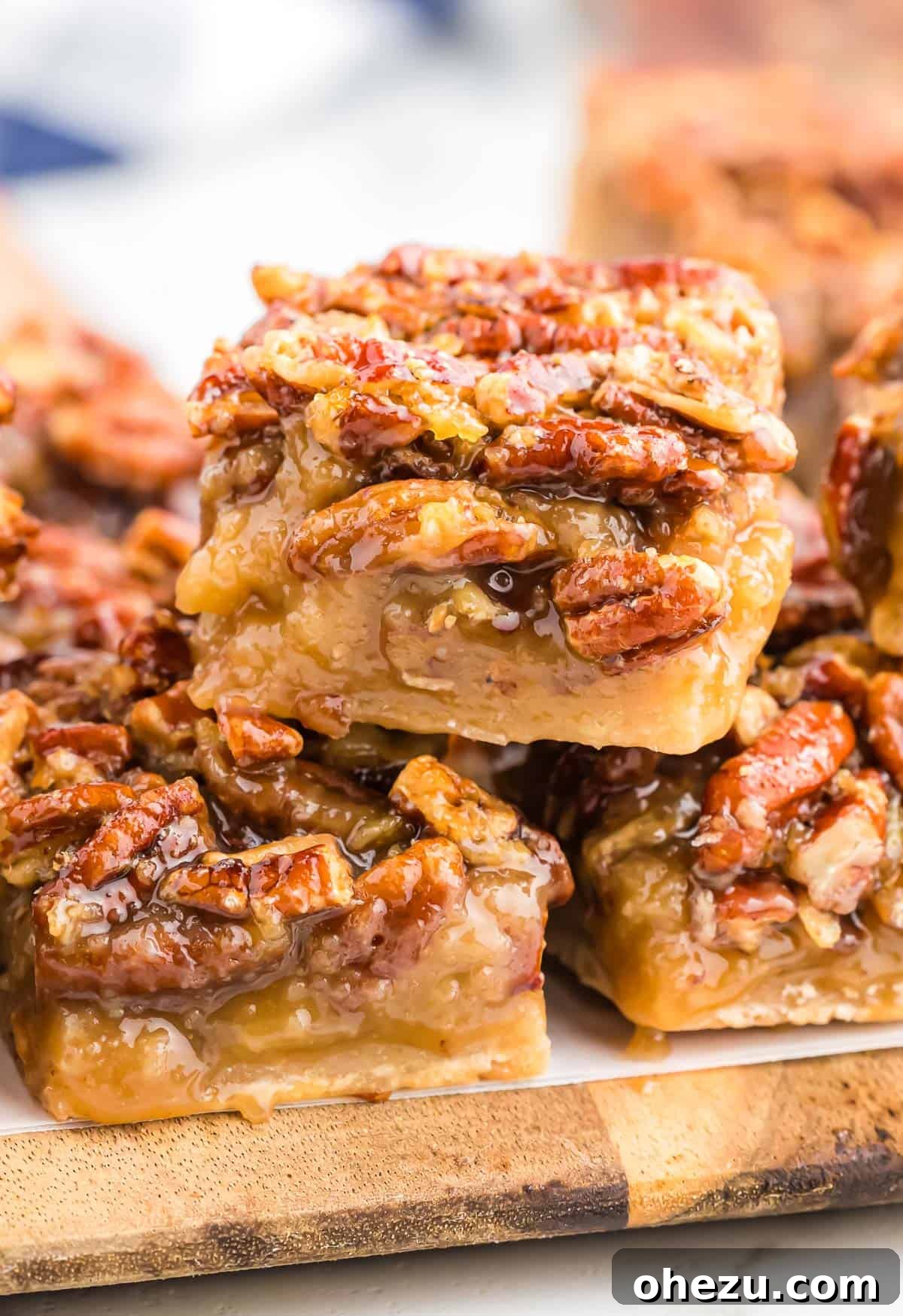 homemade pecan pie bars