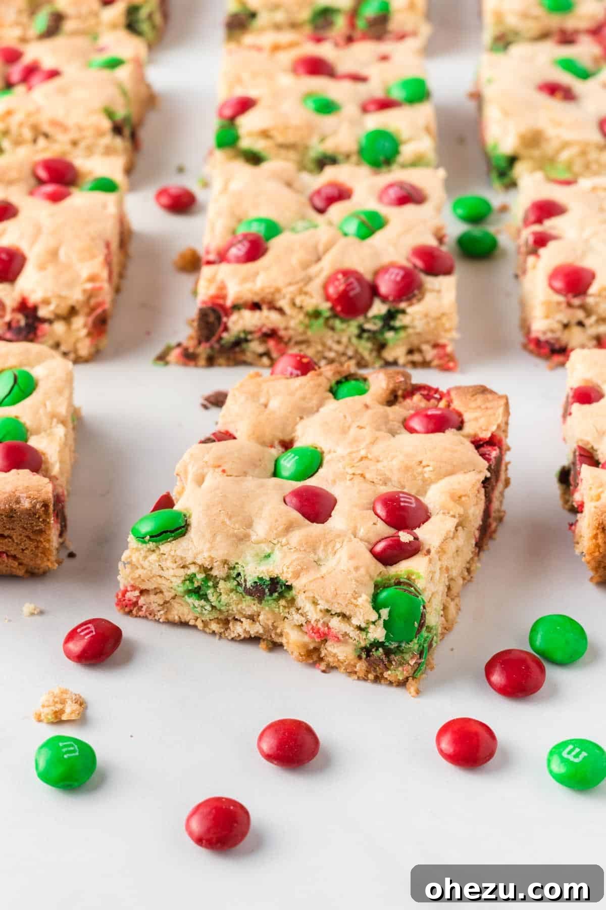 Christmas cookie bars