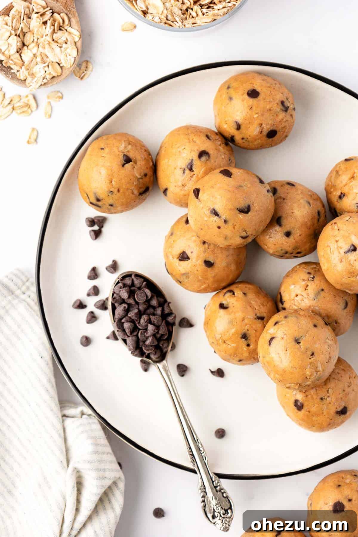 A vibrant display of various customized no bake protein balls, showcasing different ingredients and coatings.