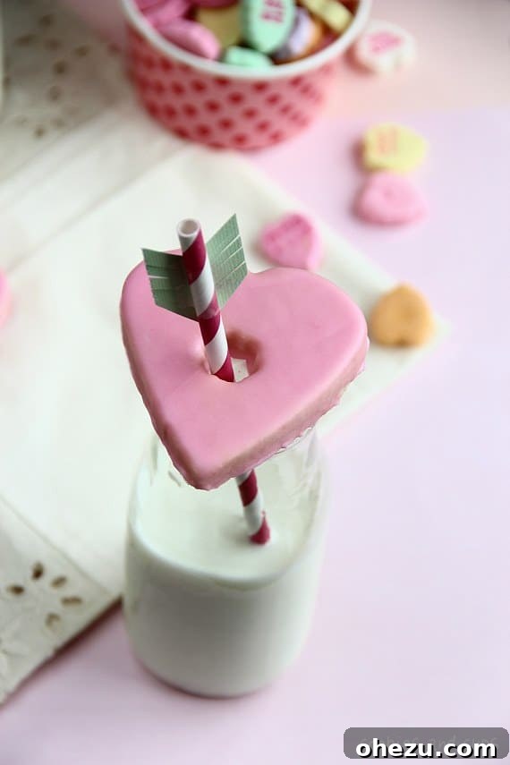 Glass Topper Valentine Cookies