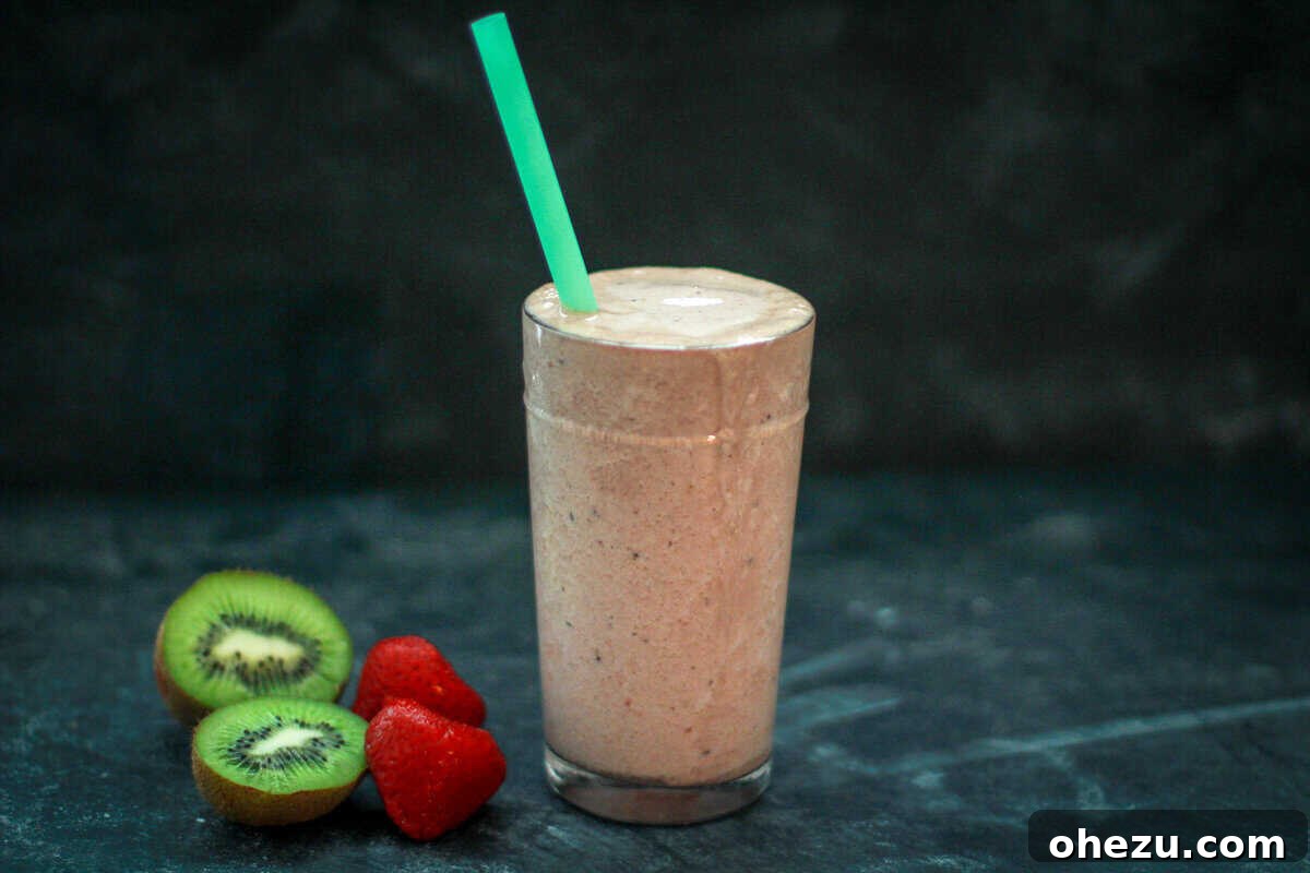 DIY Kiwi Quencher Tropical Smoothie 2 Kiwi Quencher Tropical Smoothie Copycat Recipe