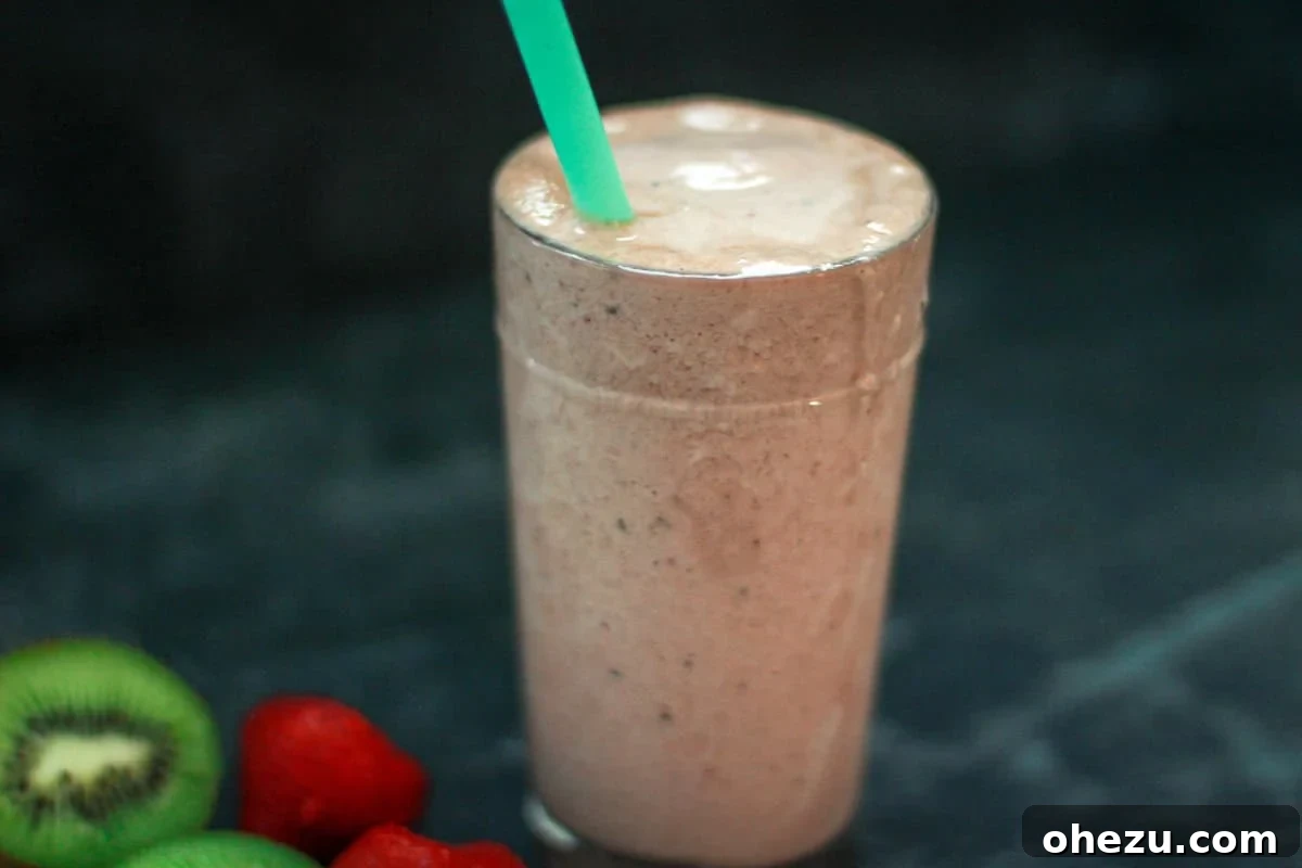DIY Kiwi Quencher Tropical Smoothie 4 Kiwi Quencher Tropical Smoothie Copycat Recipe