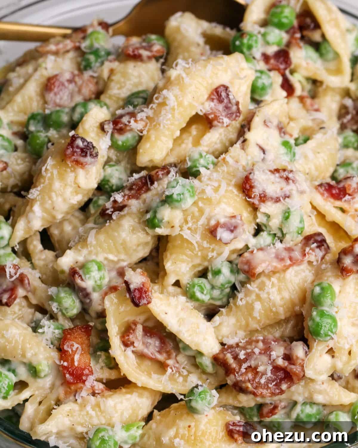 Over 20 Must-Try Recipes for Your Memorial Day Cookout 18 Fresh and easy Creamy Pea and Bacon Pasta Salad, a summer favorite.
