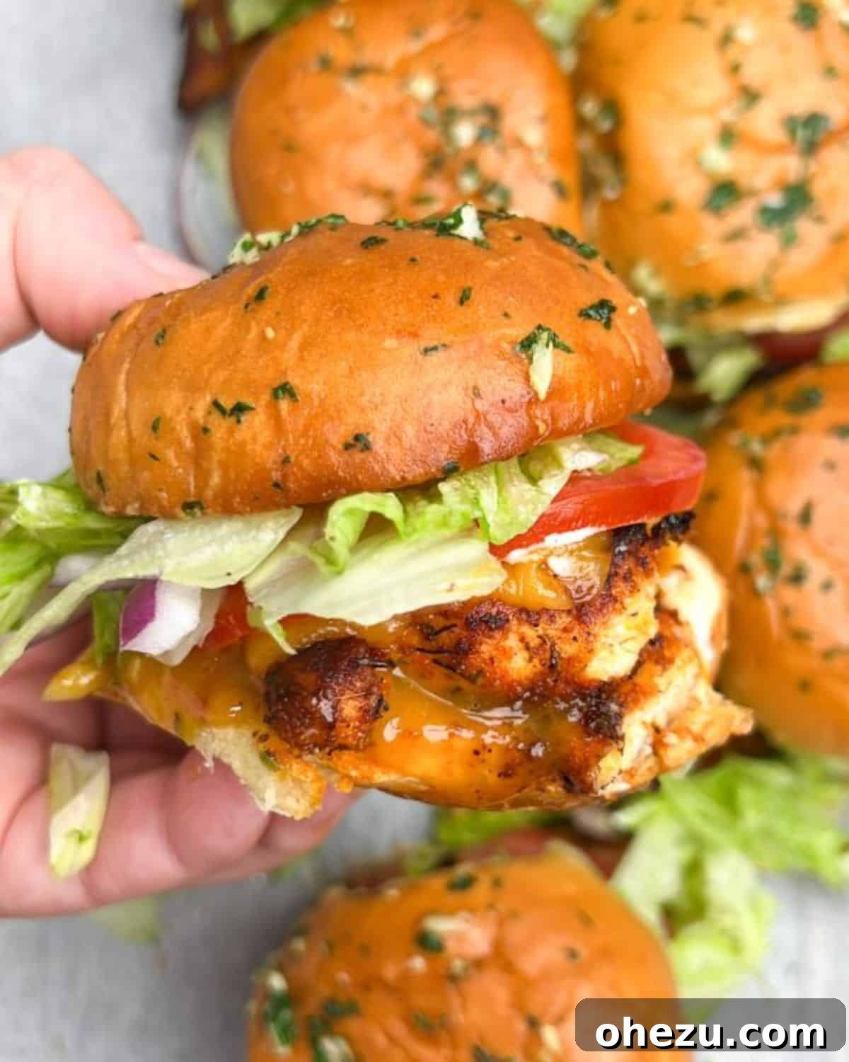 Over 20 Must-Try Recipes for Your Memorial Day Cookout 10 Viral BLT Honey Mustard Blackened Chicken Sliders, perfect for a crowd.