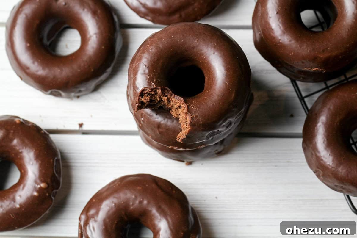 Delicious Homemade Entenmann's Devil's Food Cake Donuts