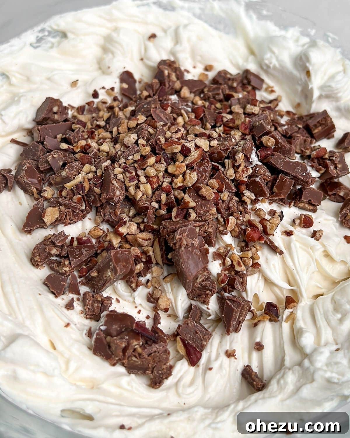 Gooey Smores Treat 6 chocolate and hazelnuts in the s'mores dip