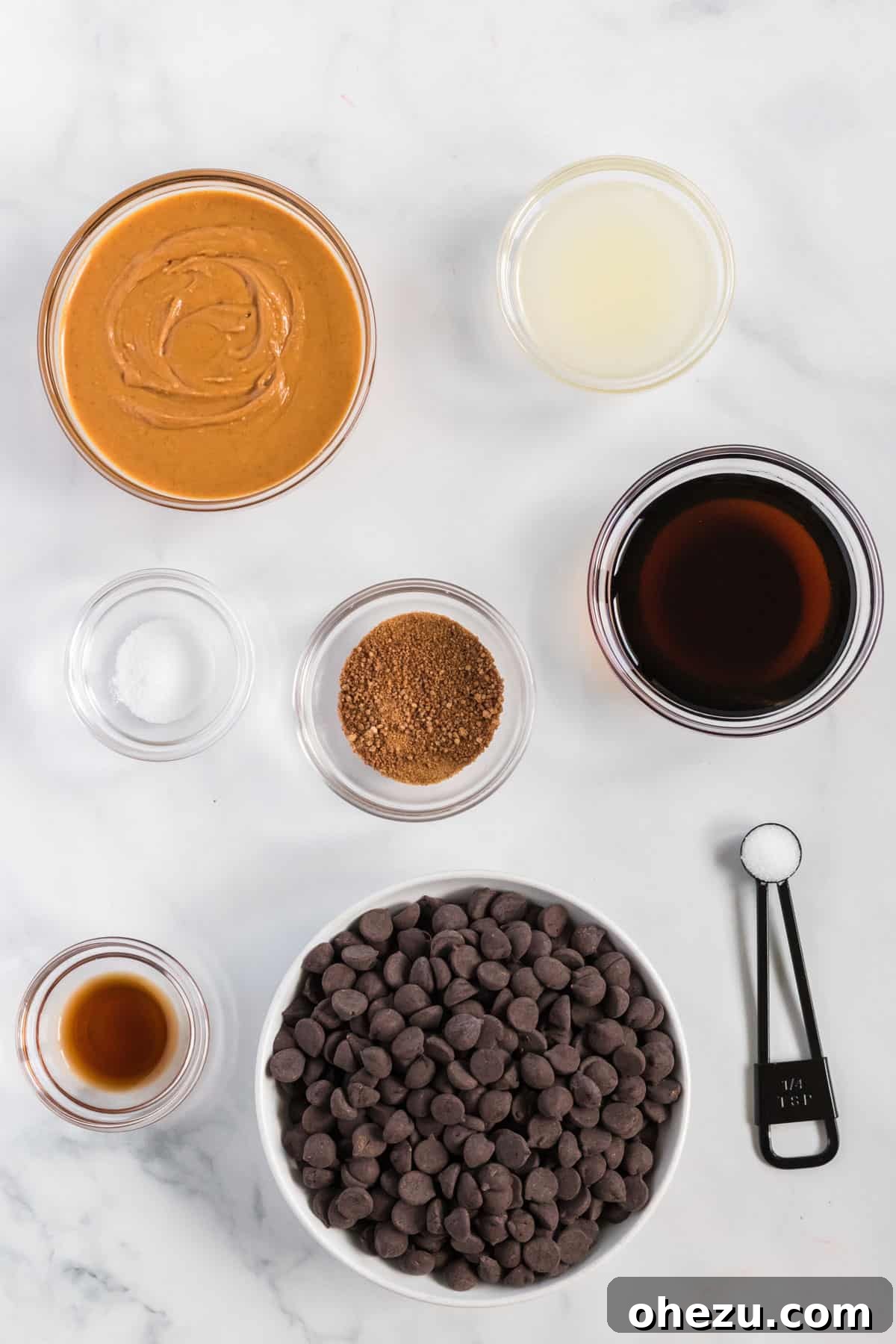 Decadent Vegan Peanut Butter Cups 4 peanut butter cup ingredients