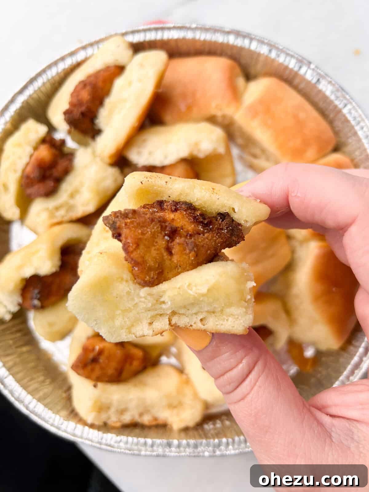 25 Effortless Meals for Busy School Days 25 Homemade Chick-fil-A Chicken Minis on a serving plate