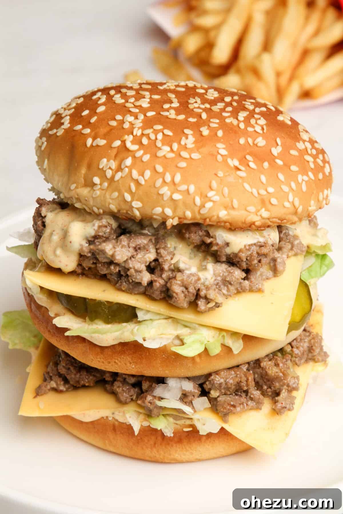 25 Effortless Meals for Busy School Days 28 Delicious Big Mac Sloppy Joes on a toasted bun with lettuce and sauce