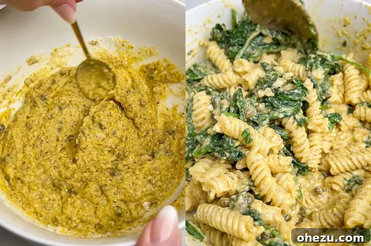 how to make easy pesto chicken pasta