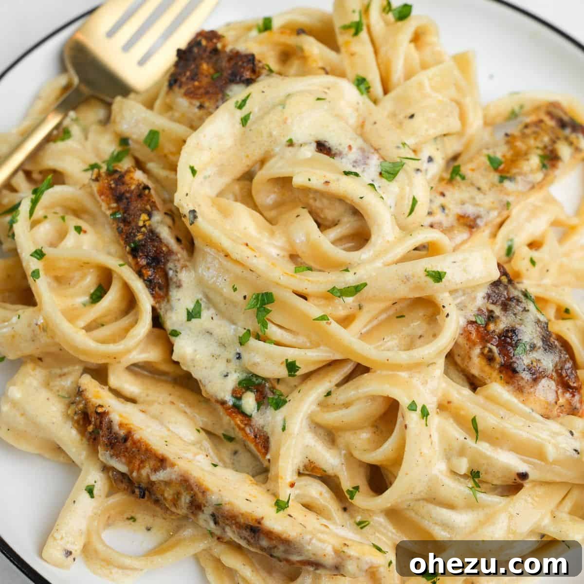 The Ultimate Creamy Chicken Alfredo 2 Main photo for a better than olive garden's chicken alfredo