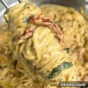 Feature image for pesto sun-dried tomato pasta