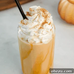 Featured image for creamy fall beverage with whipped cream