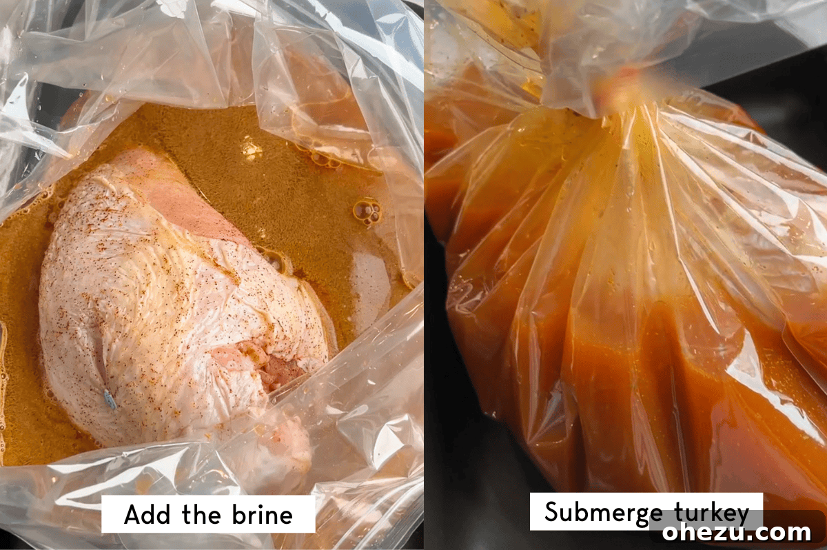 Bayou Blast Turkey 4 recipe steps on how to brine turkey