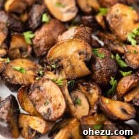 air fryer mushrooms