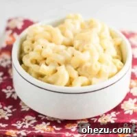 creamy sharp cheddar mac & cheese