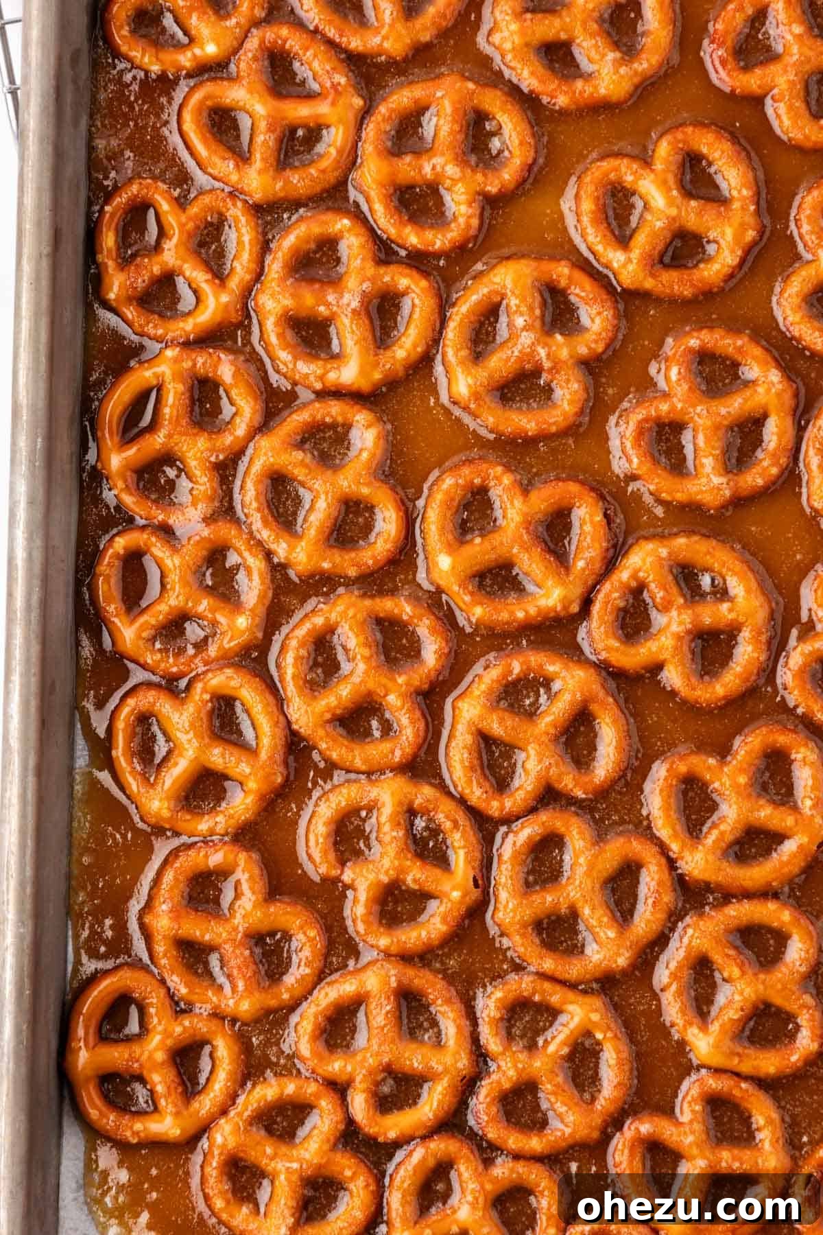 toffee covered pretzels