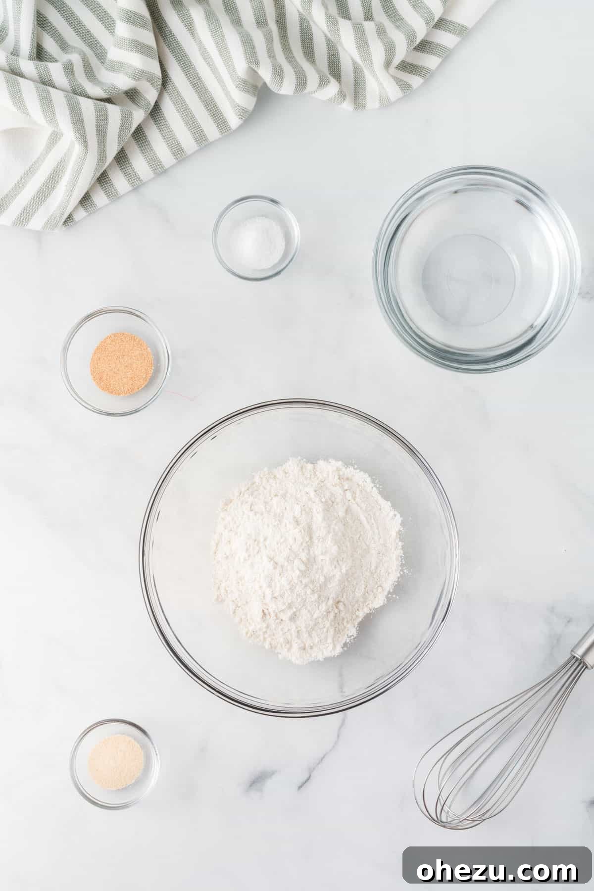 ingredients to make the batter