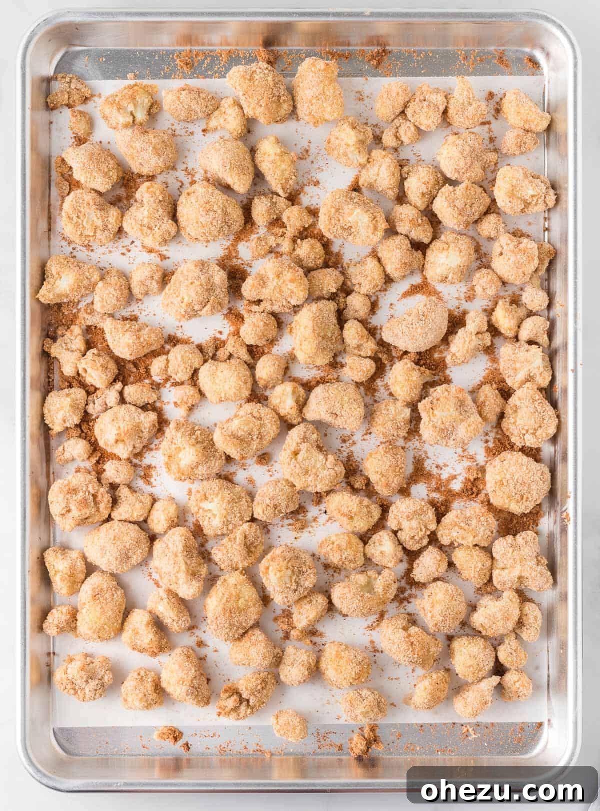 baked breaded cauliflower