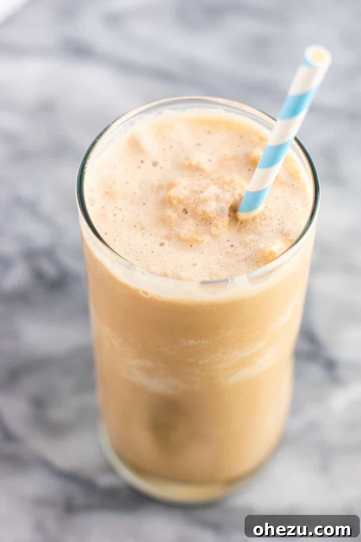 Easy homemade frozen coffee recipe, perfect for an at-home pick-me-up