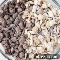 Cookies and Cream Muddy Buddies