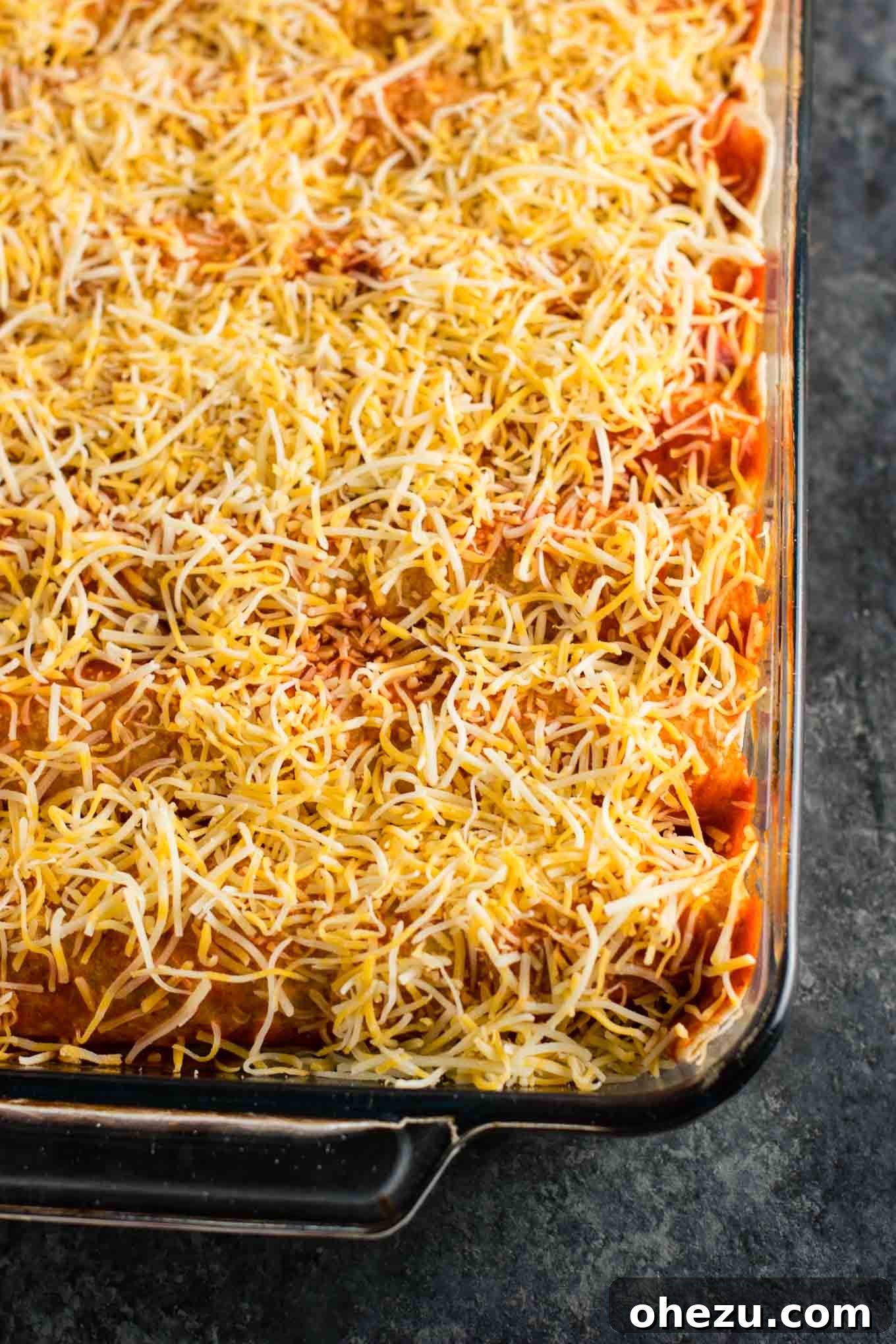 Velvety Bean Enchiladas 4 enchiladas with refried beans