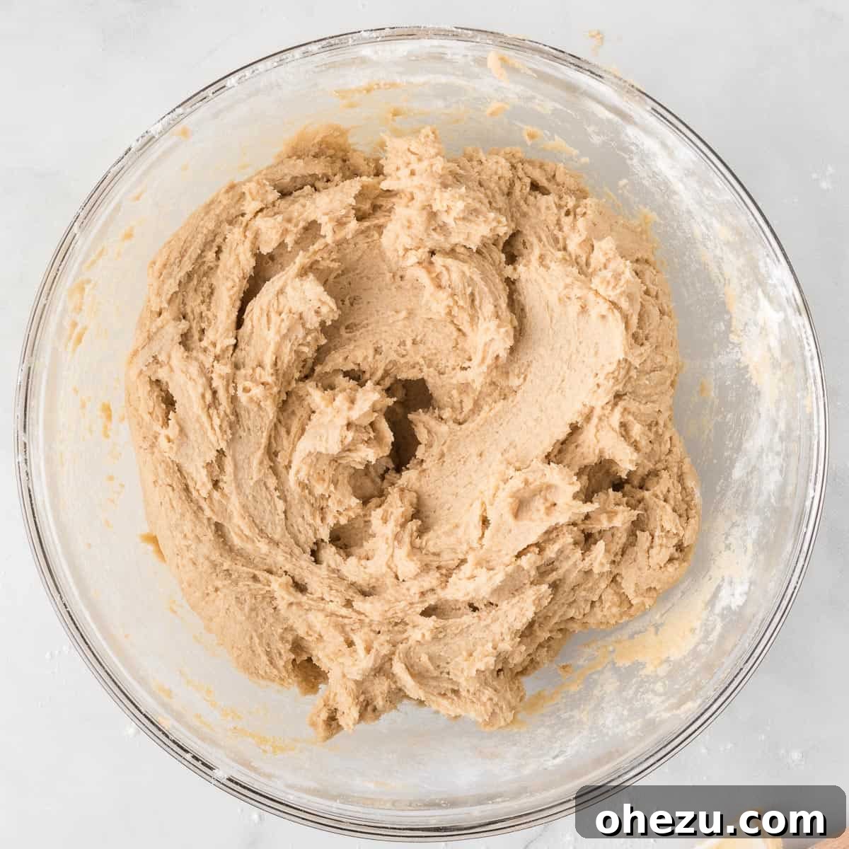 Decadent Dairy-Free Chocolate Chip Cookies 9 Fully mixed dairy-free cookie batter