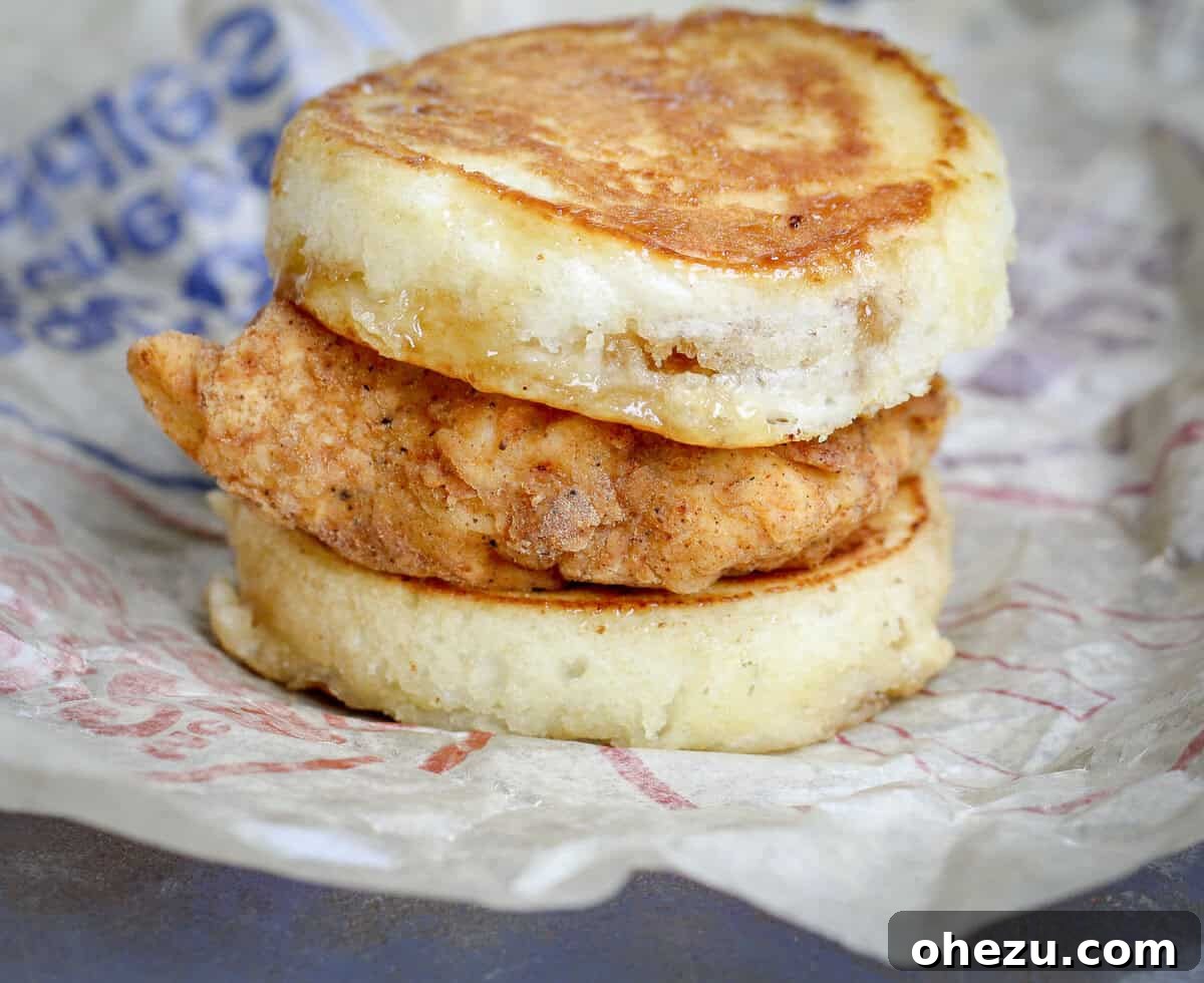 Homemade Chicken McGriddles: Better Than McDonald's Original 2 Homemade McDonald's Chicken McGriddle Copycat Recipe with Crispy Chicken