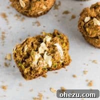 Brown Sugar Healthy Zucchini Bread Muffins recipe - melt in your mouth good! Perfect for using up all that zucchini! #zucchinibredmuffins #healthy #healthymuffins #breakfast #vegetarian #healthybreakfast