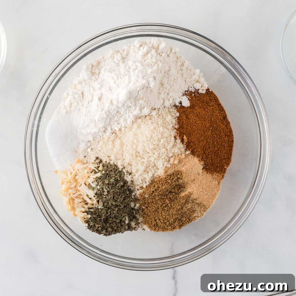 Vibrant Tofu Wraps 10 A bowl filled with the dry breading mixture, including panko breadcrumbs and various spices.