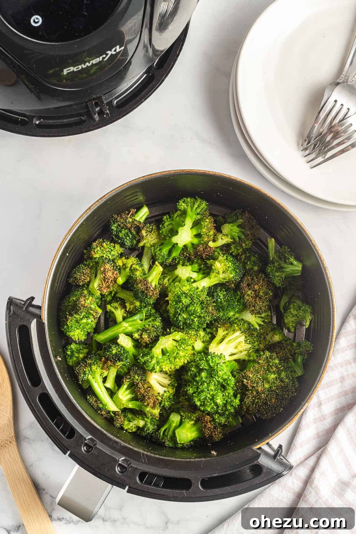 broccoli in the air fryer