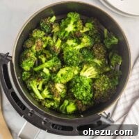 air fried broccoli in the air fryer