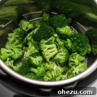steamed broccoli in the instant pot