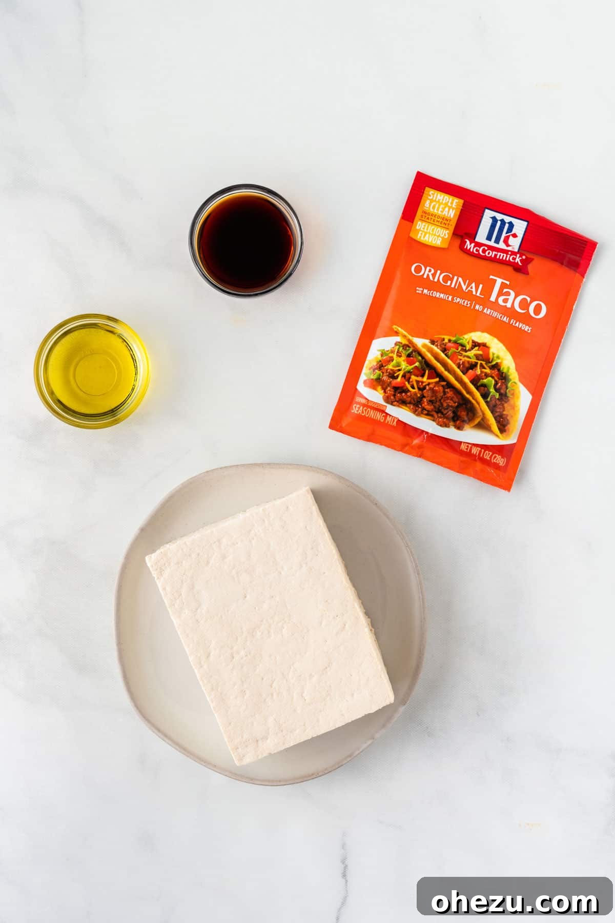 ingredients needed to make tofu taco meat