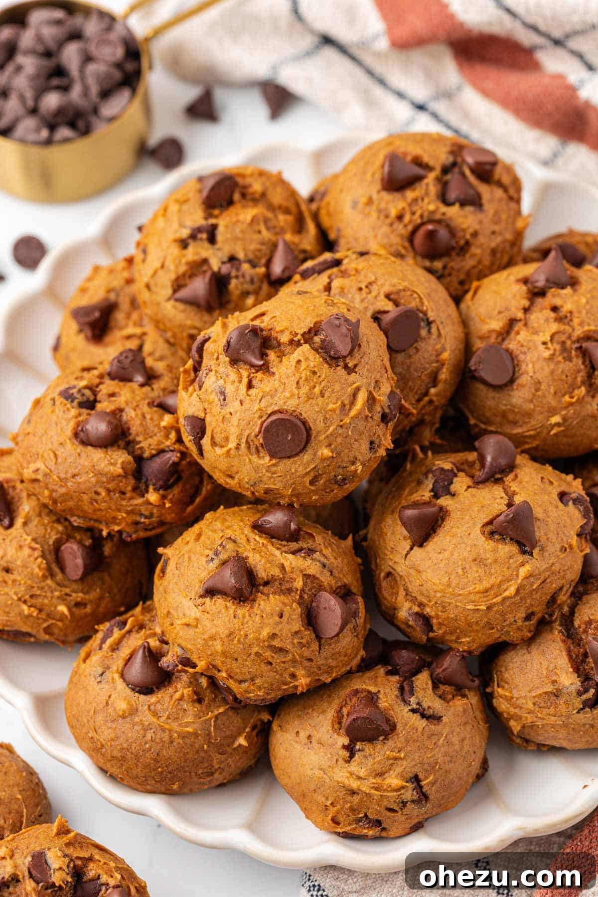 A perfectly baked cake mix pumpkin cookie showcasing its inviting texture and festive fall appeal.