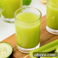 celery juice in a glass