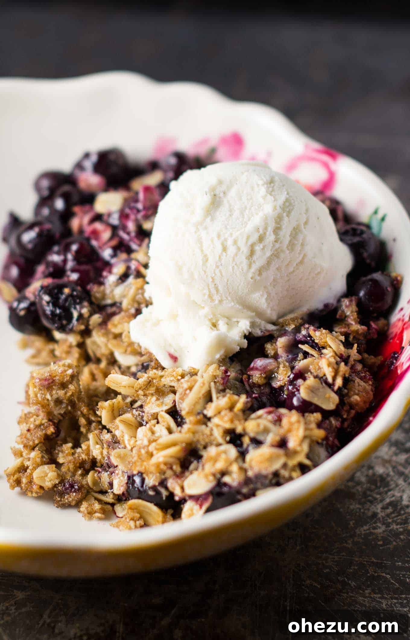 Golden Vegan Peach & Blueberry Crisp 10 BuildYourBite Gluten-Free Vegan Blueberry Peach Crisp Recipe