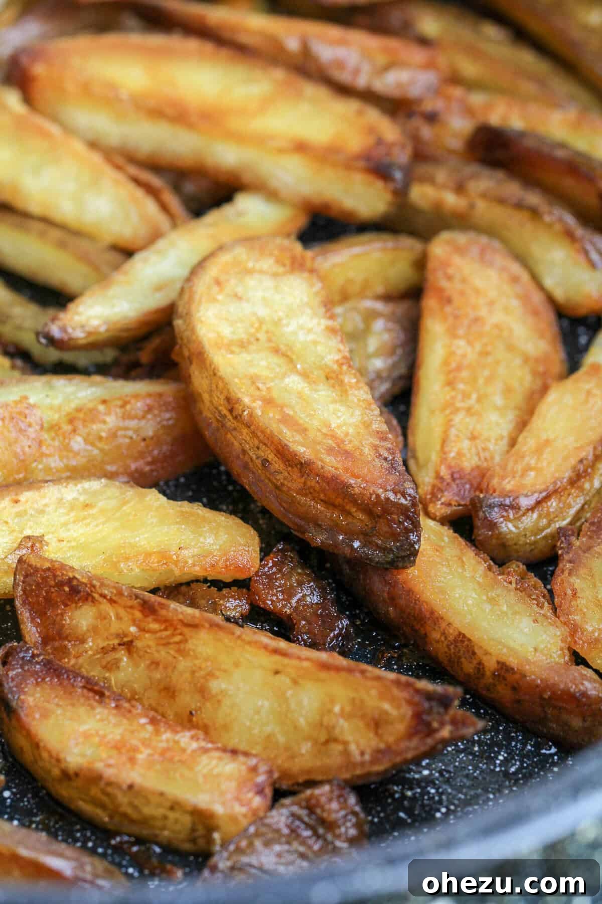 The Best Ever Crispy Baked Oven Fries golden brown and perfectly crunchy