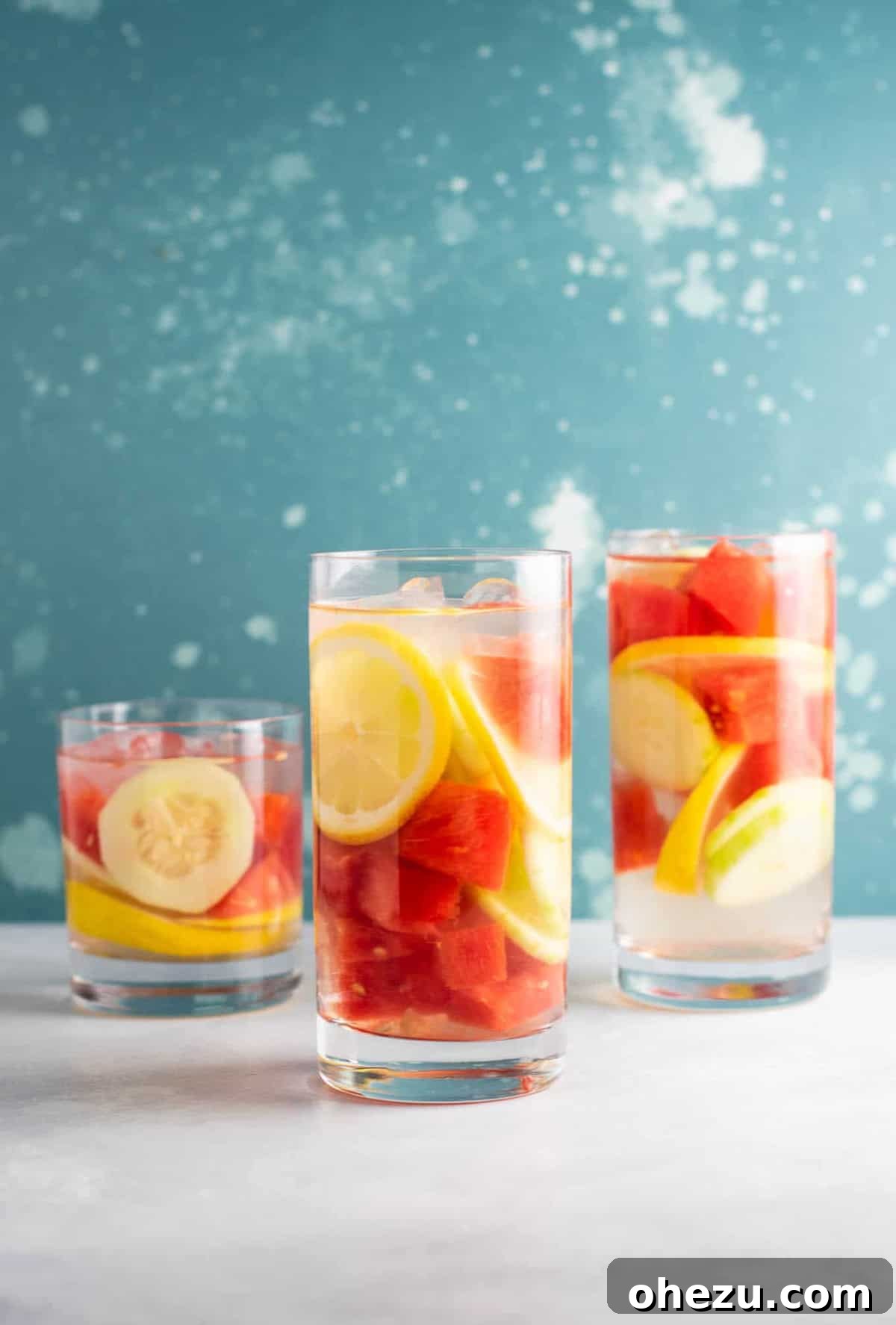 Easy Watermelon Detox Water Recipe with Cucumber and Lemon