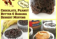 Low Carb Cocoa Banana Bliss Muffins