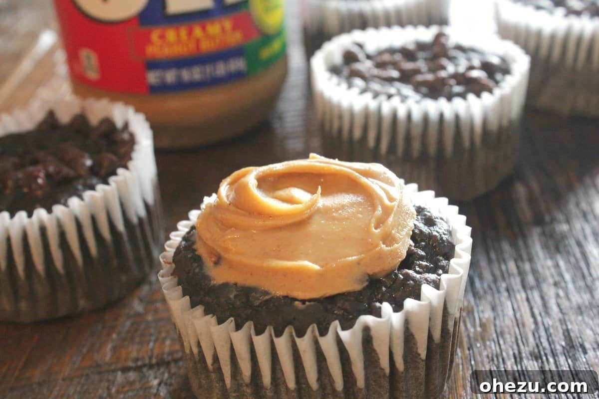 Low Carb Cocoa Banana Bliss Muffins 4 Closeup of Cocoa Banana Guilt Free Dessert Muffins