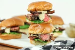 Irresistible Broccoli Cheddar Twice Baked Potatoes 6 Gourmet Rib-Eye Sliders with rich Garlic Parmesan Cream Sauce