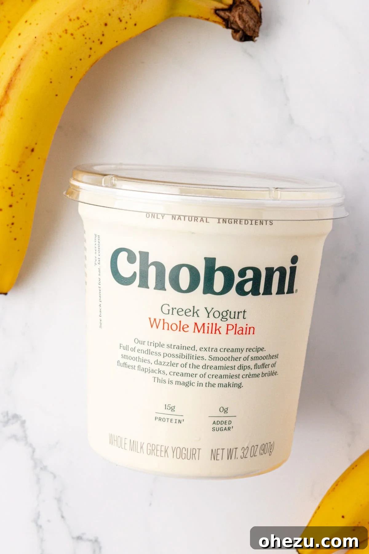 whole milk chobani plain yogurt