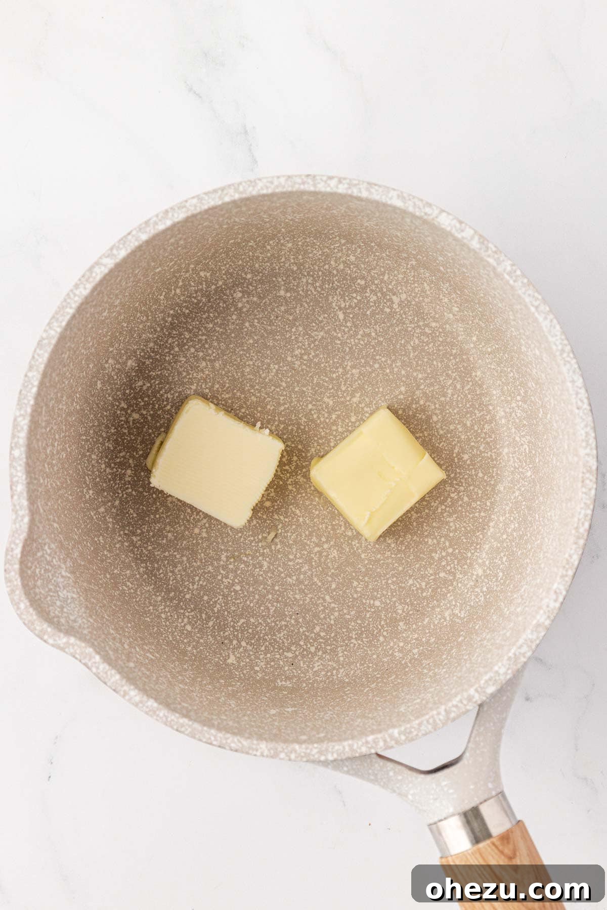 butter in a sauce pan