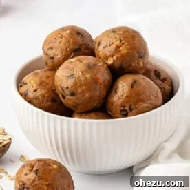 Peanut butter pretzel energy bites, showing a delightful balance of salty pretzels and sweet peanut butter